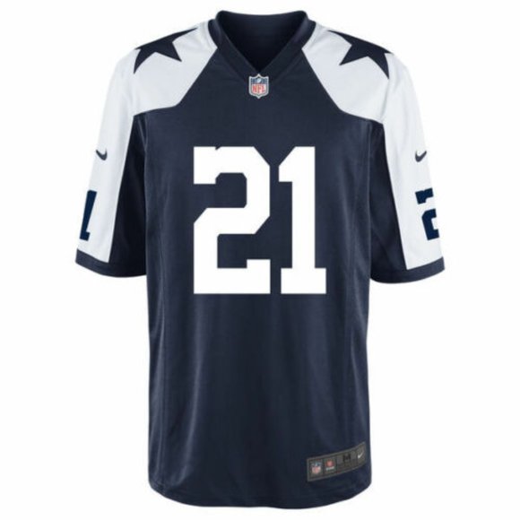 Nike Youth Ezekiel Elliott #21 Dallas Cowboys TB Alt Game Jersey - Navy NWT - Picture 2 of 7